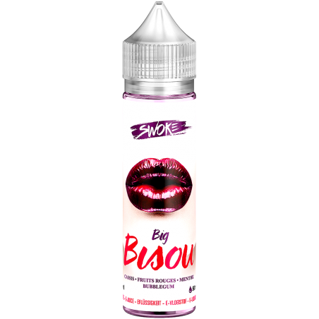 E-liquide Big Bisou Swoke Cassis - Bubblegum - Menthe