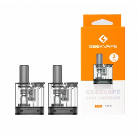 Cartouche Soul 0.6/1.0ohm (2pcs) 4ml - Geekvape