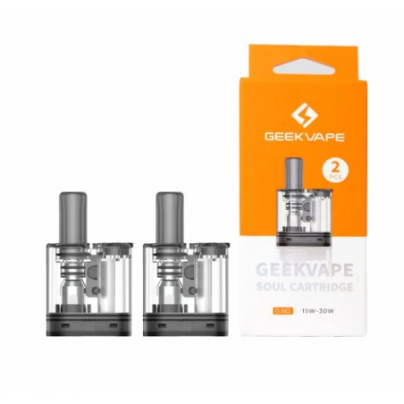 Cartouche Soul 0.6/1.0ohm (2pcs) 4ml - Geekvape