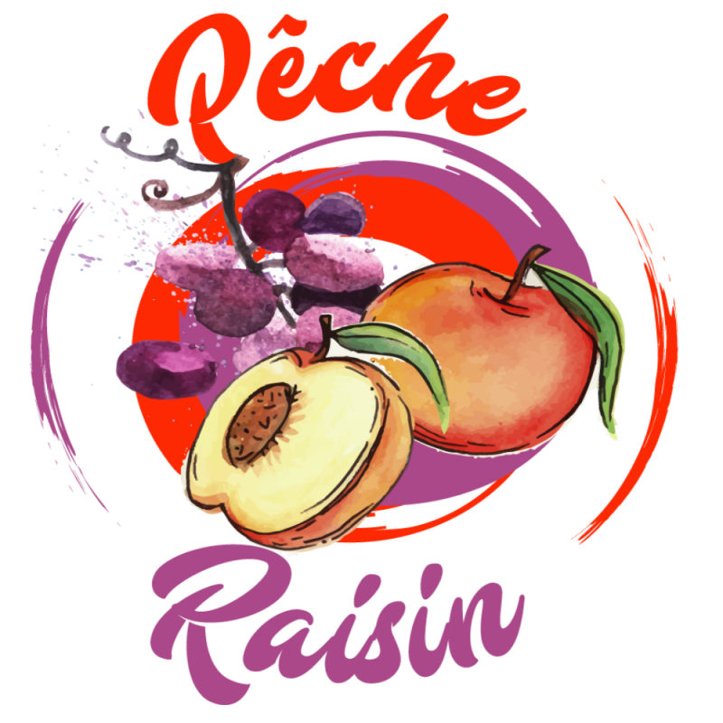 e liquide pêche raisin 10 ml de chez E-intense