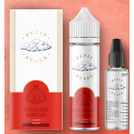 e liquide Feuille Rouge 60 ml - Petit Nuage