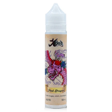 E liquide Pink Dragon Xbud Liquideo  Liquideo  50 ml- Fruits rouges - Raisin noir - Anis - Eucalyptus - Frais
