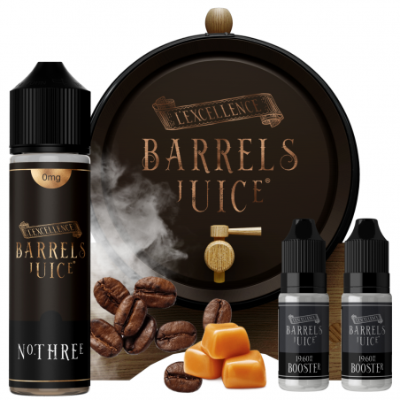 e liquide Three  60 ml de chez Barrels Juice