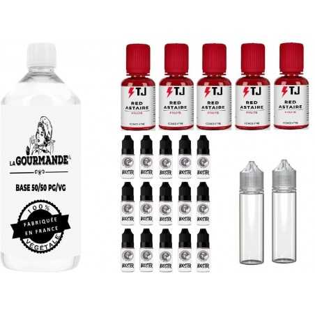E liquide red astaire 1 litre - 00 mg -03 mg - 06 mg- T JUICE