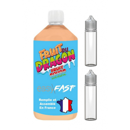 E liquide Fruit du Dragon - fruits rouges - Fresh - 1 Litre - 00mg - 03mg - 06 mg - ESASY/FAST