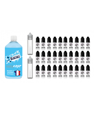 E liquide Menthe Glaciale - 1 Litre - 00mg - 03mg - 06 mg - EASY/FAST