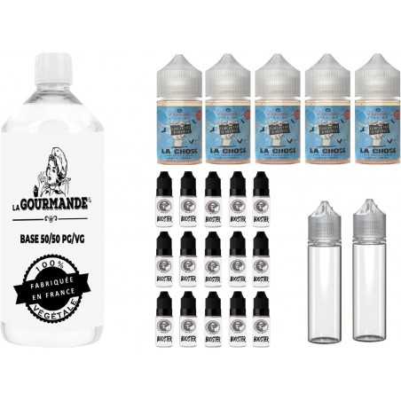 E liquide la chose 1 litre - 00 mg -03 mg - 06 mg - Le French Liquide