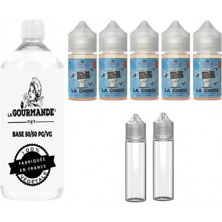 E liquide la chose 1 litre - 00 mg -03 mg - 06 mg - Le French Liquide