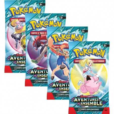 Pokémon - 1 Booster Français - EV09 - Ecarlate et Violet - Aventures Ensemble