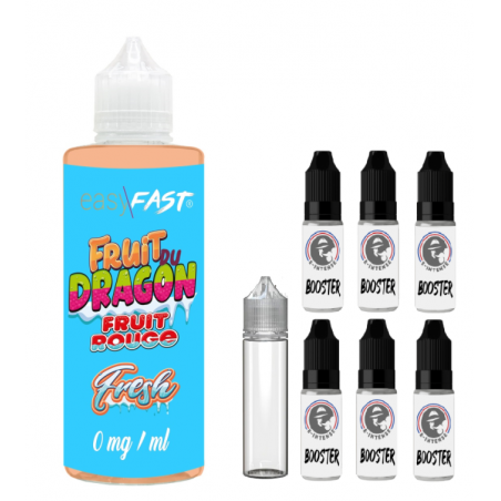 E liquide Fruit du Dragon - fruits rouges - 230 ml - 00mg - 03mg - 06 mg - EASY/FAST