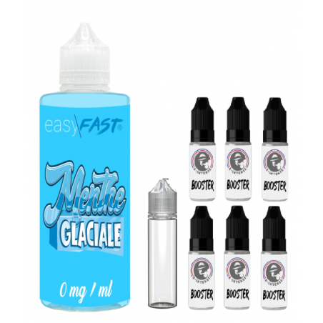 E liquide Menthe glaciale - 230 ml - 00mg - 03mg - 06 mg - EASY/FAST