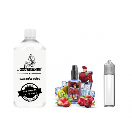 pack e liquide Shigeri 300 ml- Grenade, Fraise et Kiwi - Fighter Fuel