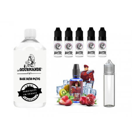 pack e liquide Shigeri 300 ml- Grenade, Fraise et Kiwi - Fighter Fuel