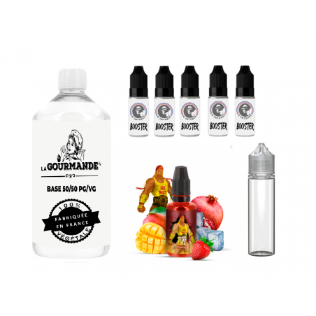 e liquide Hogano 300 ml- Fraise des bois, Grenade, Cassis - Fighter Fuel