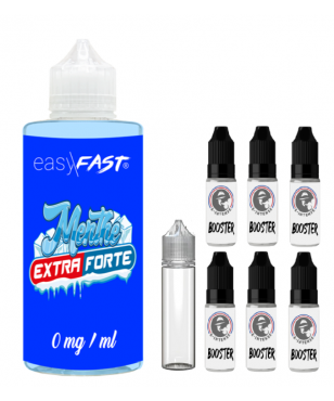 E liquide Menthe Glaciale extra forte - 230 ml - 00mg - 03mg - 06 mg - EASY/FAST