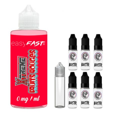 E liquide xtreme fruits rouges no fresh - 230 ml - 00mg - 03mg - 06 mg - EASY/FAST