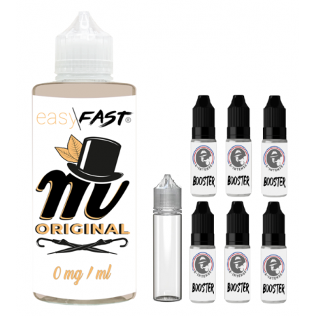 E liquide M original - 230 ml - 00mg - 03mg - 06 mg - EASY/FAST