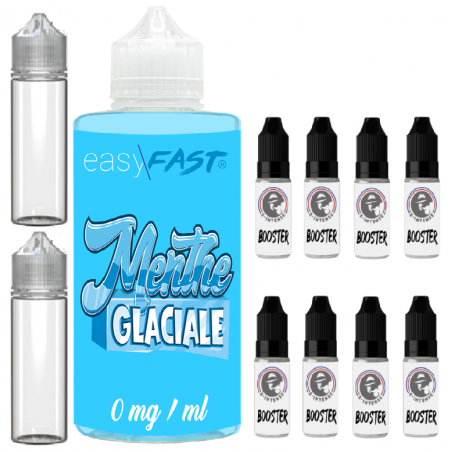 E liquide Menthe glaciale - 500 ml - 00mg - 03mg - 06 mg - EASY/FAST