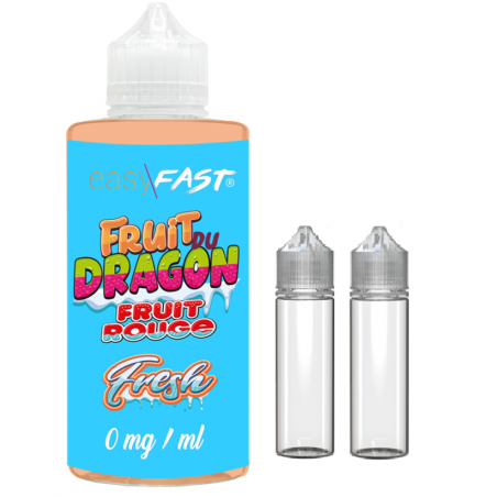 E liquide Fruit du Dragon - fruits rouges - fresh - 500 ml - 00mg - 03mg - 06 mg - EASY/FAST
