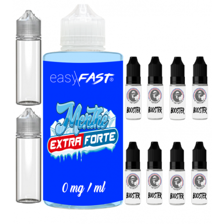 E liquide Menthe Glaciale extra forte - 500 ml - 00mg - 03mg - 06 mg - EASY/FAST