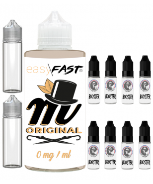 E liquide M Original - 500 ml - 00mg - 03mg - 06 mg - EASY/FAST