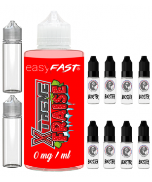 E liquide xtreme fraise no fresh - 500 ml - 00mg - 03mg - 06 mg - EASY/FAST