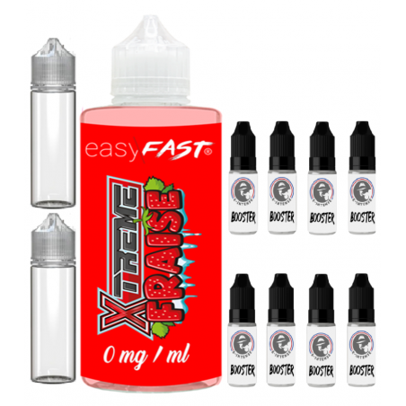 E liquide xtreme fraise no fresh - 500 ml - 00mg - 03mg - 06 mg - EASY/FAST