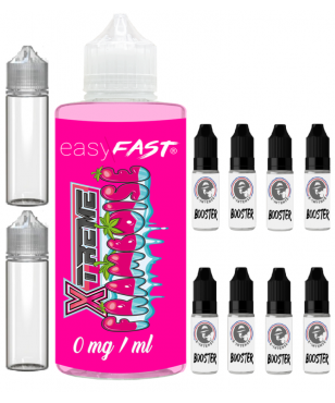 E liquide xtreme Framboise no fresh - 500 ml - 00mg - 03mg - 06 mg - EASY/FAST