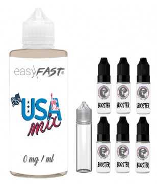 E liquide USA MIX - 230 ml - 00mg - 03mg - 06 mg - EASY/FAST
