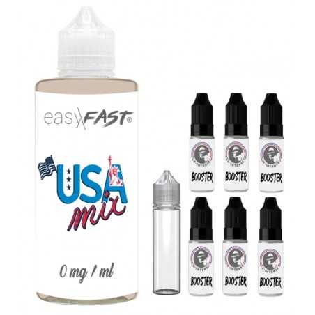 E liquide USA MIX - 230 ml - 00mg - 03mg - 06 mg - EASY/FAST