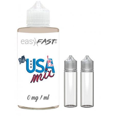 E liquide ,USA MIX - 500 ml - 00mg - 03mg - 06 mg - EASY/FAST