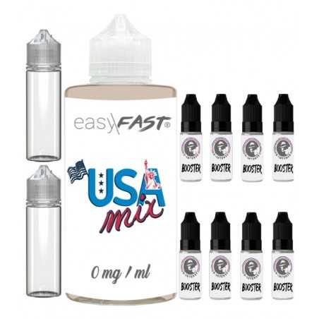E liquide ,USA MIX - 500 ml - 00mg - 03mg - 06 mg - EASY/FAST