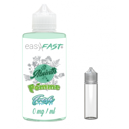 E liquide Absinthe Pomme fresh - 230 ml - 00mg - 03mg - 06 mg - EASY/FAST