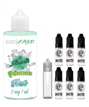 E liquide Absinthe Pomme fresh - 230 ml - 00mg - 03mg - 06 mg - EASY/FAST