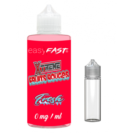 E liquide xtreme fruits rouges fresh - 230 ml - 00mg - 03mg - 06 mg - EASY/FAST