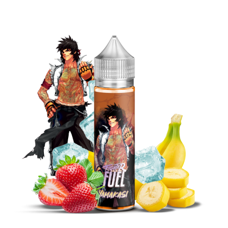 a faire -E-liquide Yamakasi 50 ml - Fighter Fuel - Banane, fraise - Frais