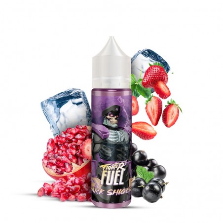 a faire -E-liquide Dark Shigeri 50 ml - Fighter Fuel - Cassis, Fraise, Grenade - Frais