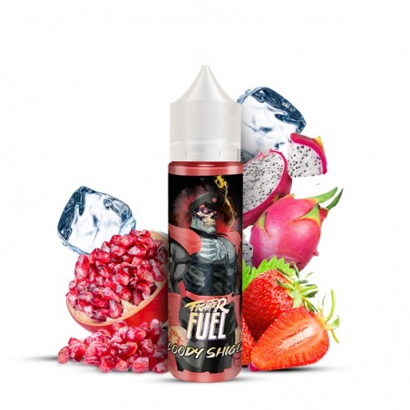 a faire -E-liquide Bloody Shigeri 50 ml - Fighter Fuel - Pitaya, Fraise, Grenade - Frais