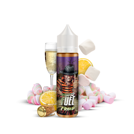 a faire -E-liquide Freed 50 ml - Fighter Fuel - Marshmallow, Pétillant, Agrumes - Frais
