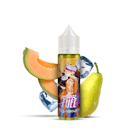 a faire -E-liquide Toshimura 50 ml - Fighter Fuel - Poire , Melon, Grenade - Frais