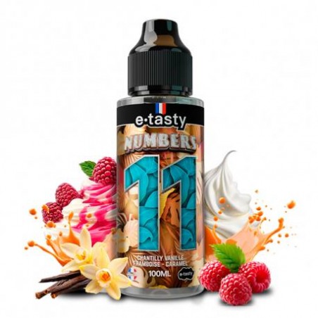 a faire  Numbers 11 E-Tasty - 100ml - Chantilly, vanille, framboise, caramel