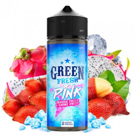 a faire  Eliquide Pink Green Fresh 100 ml - Fuit du dragon , fruit du serpent - frais