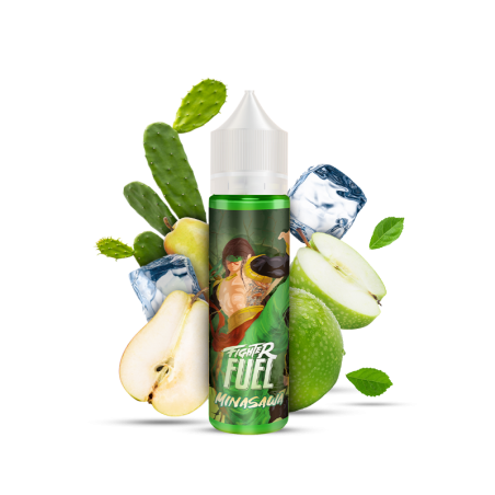 a faire -E-liquide Minasawa 50 ml - Fighter Fuel -  Cactus, Pomme, Poire - Frais