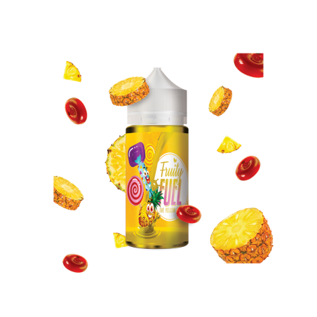 a faire -E-liquide The yellow Oil 100ML - Fruity Fuel -  Bonbon , Ananas