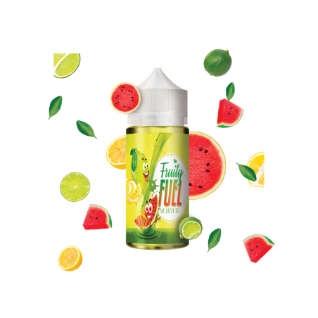 a faire -E-liquide The Green Oil 100ML - Fruity Fuel -  duo citron , pastèque