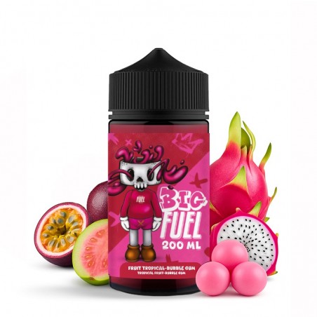 a faire -E-liquide Fruit Tropical, Bubble Gum 200ml 0mg BIG FUEL