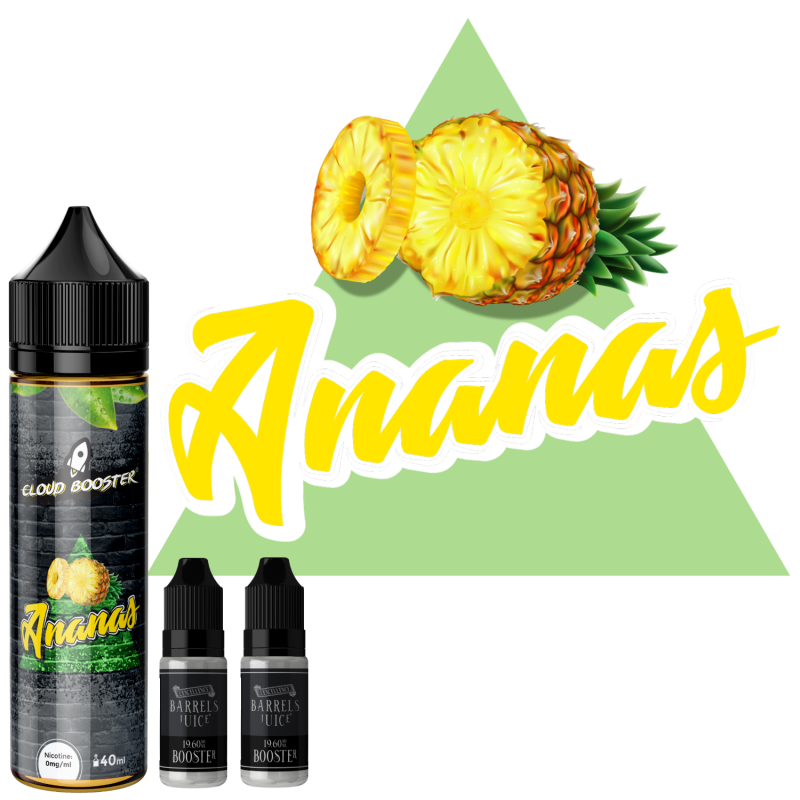 e liquide Ananas 60 ml de chez Cloud Booster
