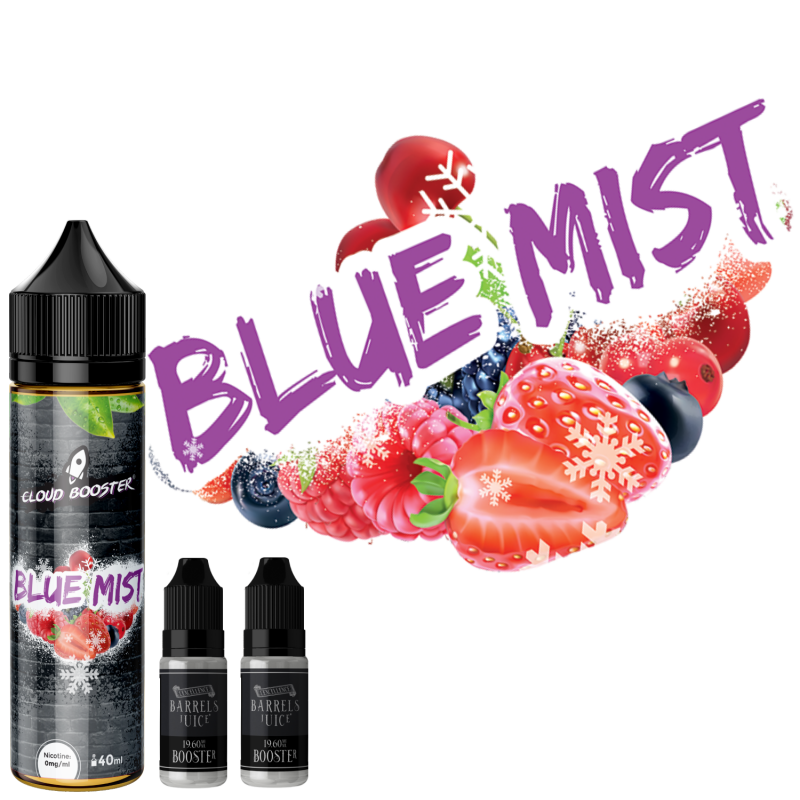 e liquide Blue Mist 60 ml de chez Cloud Booster