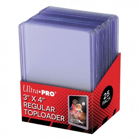 A FAIRE  Ultra Pro Sleeves - Renforcées Toploader x25 - 3x4" Clear Regular
