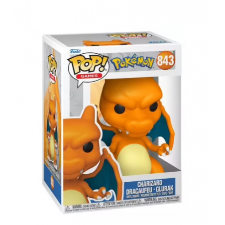A FAIRE Pokemon Figurine - POP - 9cm - DRACAUFEU
